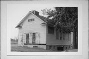 N SIDE OF RIVER BANK RD .2 MI W OF STATE HIGHWAY 22, a Greek Revival school-one to six room, built in Belle Plaine, Wisconsin in .