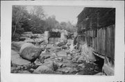 COUNTY HIGHWAY D, .5 M N OF STATE HIGHWAY 29, IN TILLEDA FALLS CAMPGROUND, a Astylistic Utilitarian Building mill, built in Seneca, Wisconsin in 1887.