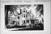 145 S FRANKLIN ST, a Queen Anne house, built in Shawano, Wisconsin in 1908.