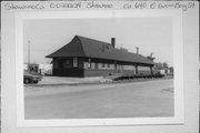 CA. 640 E GREEN BAY ST, a Astylistic Utilitarian Building depot, built in Shawano, Wisconsin in 1907.