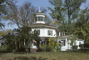 1004 3RD ST, a Octagon house, built in Hudson, Wisconsin in 1855.