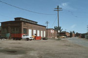 MONROE ST N, a Astylistic Utilitarian Building roundhouse/repair shop/car barn, built in North Hudson, Wisconsin in 1890.