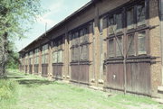 MONROE ST N, a Astylistic Utilitarian Building repair shop/roundhouse, built in North Hudson, Wisconsin in 1904.