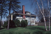 112 S DAKOTA AVE, a American Foursquare house, built in New Richmond, Wisconsin in 1912.