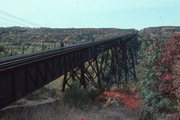 ON THE SOO LINE TRACKS OVER THE ST CROIX RIVER 3 MI W OF SOMERSET, a Other Vernacular deck truss bridge, built in Somerset, Wisconsin in 1910.