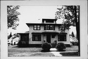 300 OAK ST, a American Foursquare house, built in Glenwood City, Wisconsin in .