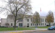 711 N BRIDGE ST, a Art/Streamline Moderne courthouse, built in Chippewa Falls, Wisconsin in 1951.
