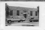 246 E MAIN ST, a Art/Streamline Moderne post office, built in Stoughton, Wisconsin in 1938.