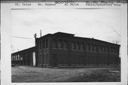 MONROE ST N, a Astylistic Utilitarian Building repair shop/roundhouse, built in North Hudson, Wisconsin in 1904.