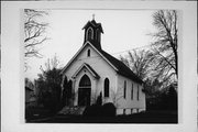 1ST ST AND MAIN ST, SE CNR, a Early Gothic Revival church, built in Somerset, Wisconsin in .