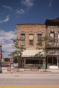 631 N 8th ST, a Italianate retail building, built in Sheboygan, Wisconsin in 1862.