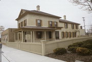 822 NIAGARA AVE, a Greek Revival house, built in Sheboygan, Wisconsin in 1856.