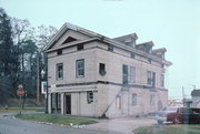 504 WATER ST, a Greek Revival general store, built in Sheboygan Falls, Wisconsin in 1848.