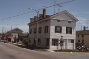 504 WATER ST, a Greek Revival general store, built in Sheboygan Falls, Wisconsin in 1848.