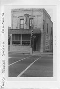 100 W MAIN ST, a Commercial Vernacular small retail building, built in Sun Prairie, Wisconsin in 1883.