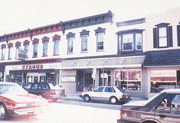 509-511 BROADWAY, a Italianate retail building, built in Sheboygan Falls, Wisconsin in 1878.
