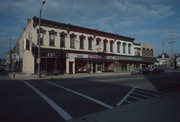 509-511 BROADWAY, a Italianate small retail building, built in Sheboygan Falls, Wisconsin in 1878.