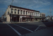 509-511 BROADWAY, a Italianate retail building, built in Sheboygan Falls, Wisconsin in 1878.