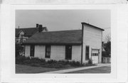 CA  46 CRESCENT ST, a Commercial Vernacular small retail building, built in Mazomanie, Wisconsin in 1902.