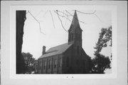 N6193, HIGHWAY 32, EAST SIDE, .3 MILE NORTH OF COUNTY HIGHWAY O, a Early Gothic Revival house of worship, built in Sheboygan Falls, Wisconsin in 1901.