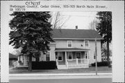 103-105 N MAIN ST, a Side Gabled house, built in Cedar Grove, Wisconsin in 1875.