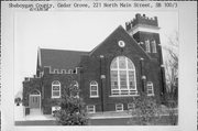 221 N MAIN ST, a Late Gothic Revival church, built in Cedar Grove, Wisconsin in 1921.