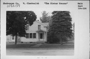 CA. 104-106 E MAIN ST, a Greek Revival house, built in Glenbeulah, Wisconsin in 1875.