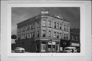 402-404 E MILL ST, a Italianate retail building, built in Plymouth, Wisconsin in 1894.