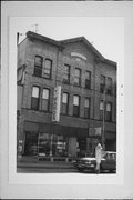 427-431 E MILL ST, a Italianate meeting hall, built in Plymouth, Wisconsin in 1877.