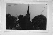 300 BUTLER ST, a Romanesque Revival church, built in Random Lake, Wisconsin in 1895.