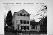 1231 N 6TH ST, a Greek Revival house, built in Sheboygan, Wisconsin in 1850.