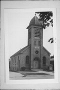 1425 S 10th St, a Romanesque Revival house of worship, built in Sheboygan, Wisconsin in 1906.