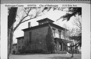 3110 ERIE AVE, a Italianate house, built in Sheboygan, Wisconsin in 1852.