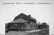 1139 Pennsylvania Ave, a Astylistic Utilitarian Building depot, built in Sheboygan, Wisconsin in 1906.
