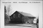 715 Riverfront Dr, a Astylistic Utilitarian Building fishing shed, built in Sheboygan, Wisconsin in 1935.