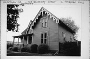 309 BROADWAY ST, a Early Gothic Revival house, built in Sheboygan Falls, Wisconsin in 1860.