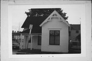 602 DETROIT ST, a Gabled Ell small office building, built in Sheboygan Falls, Wisconsin in 1894.