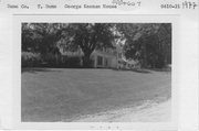 E SIDE OF KEENAN RD, .3 M N OF COUNTY HIGHWAY B, a Italianate house, built in Dunn, Wisconsin in 1863.