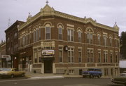 143 S DAVIS ST, a Romanesque Revival bank/financial institution, built in Galesville, Wisconsin in 1886.