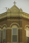 143 S DAVIS ST, a Romanesque Revival bank/financial institution, built in Galesville, Wisconsin in 1886.