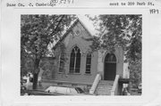 NEXT TO 209 PARK ST NEXT TO 209 PARK ST, a Early Gothic Revival house of worship, built in Cambridge, Wisconsin in 1906.