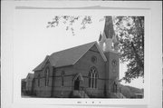 COUNTY HIGHWAY C, SOUTH SIDE, .1 MI. WEST OF JOE COULEE RD, a Late Gothic Revival church, built in Ettrick, Wisconsin in 1905.
