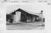 109 S Park St, a Italianate depot, built in Belleville, Wisconsin in 1888.