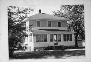 602 DIVISION STREET, a American Foursquare house, built in Stoddard, Wisconsin in 1920.