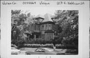 217 E JEFFERSON ST, a Queen Anne house, built in Viroqua, Wisconsin in 1897.