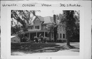 306 S RUSK AVE, a American Foursquare house, built in Viroqua, Wisconsin in 1892.