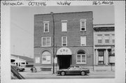 116 S MAIN ST, a Romanesque Revival lodging-hotel, built in Westby, Wisconsin in 1891.