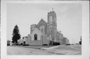500 S MAIN ST, a Late Gothic Revival house of worship, built in Westby, Wisconsin in 1909.