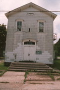 6101 LYONS ST, a Front Gabled city/town/village hall/auditorium, built in Lyons, Wisconsin in 1877.