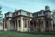 328 W MAIN ST, a Second Empire house, built in Whitewater, Wisconsin in 1868.